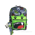 Cartoon 3D 600D animal Kids Backpack Light Weight Children's bag baby's cartoon shoulder School Bag with for Boys